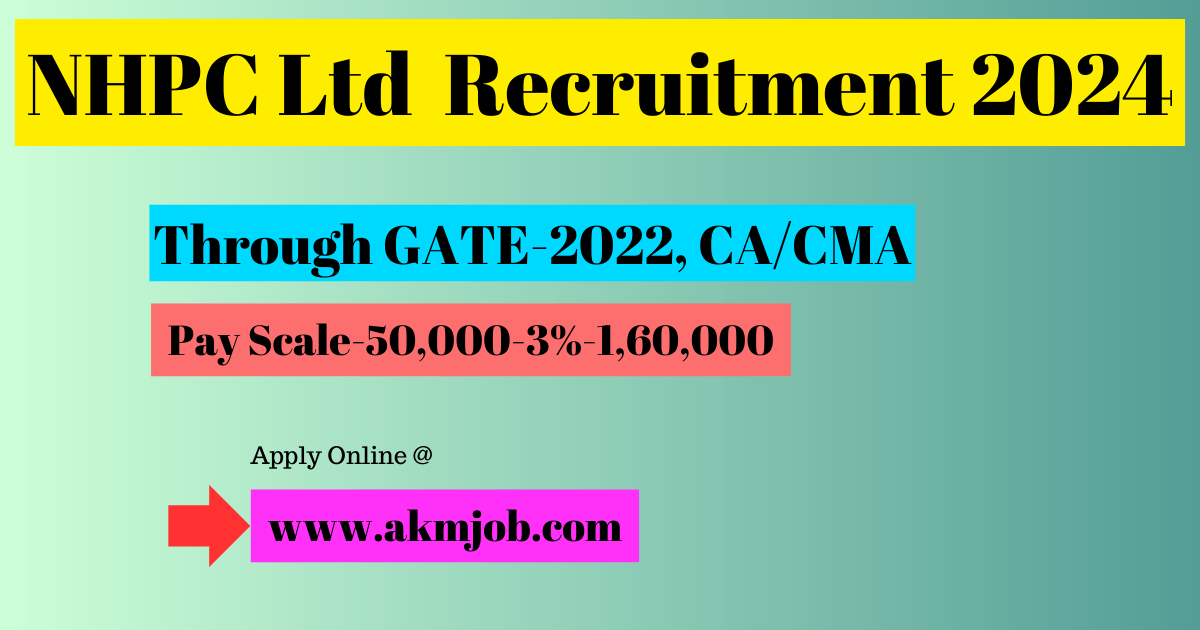 NHPC Ltd.vacancy 2024